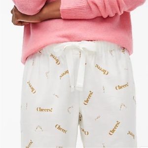 Jcrew cheers flannel pajama pants